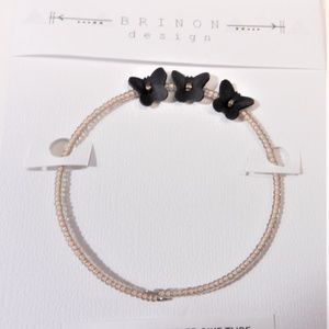 Bracelet handmade from recycled bike tubes